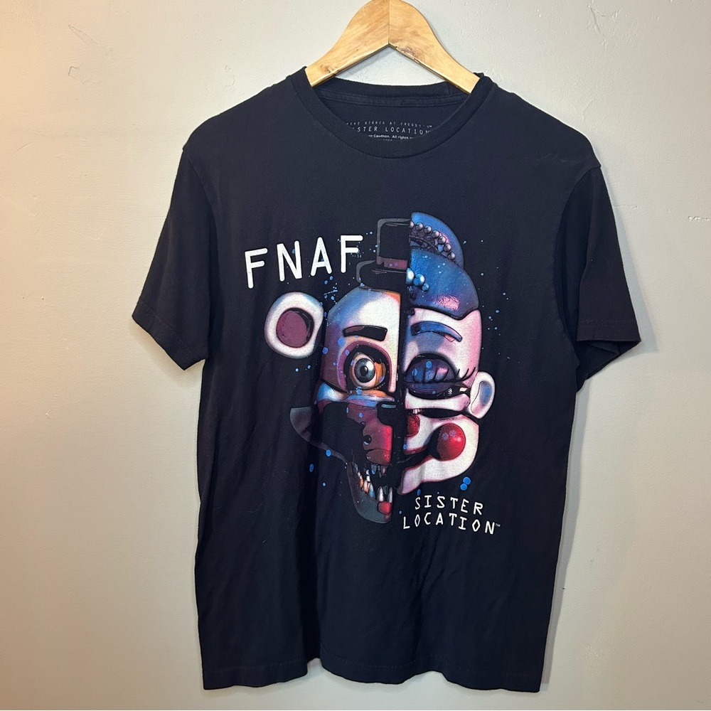 FNAF Sister Location Casual Tee Five Nights at Freddy's T Shirt Comfy Medium